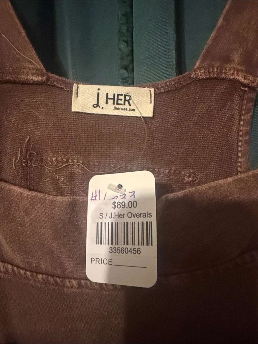 Boho Patchwork Brown Wide-Leg Overalls